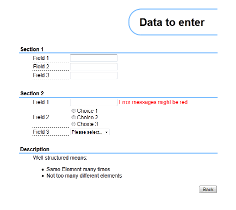 Click to see the html page A structured page